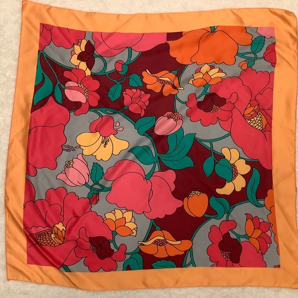 Zara Silk Scarf - Picture 2 of 3